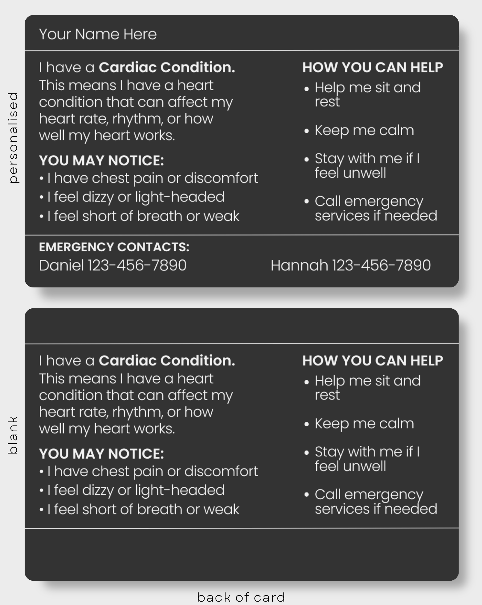 Cardiac Condition