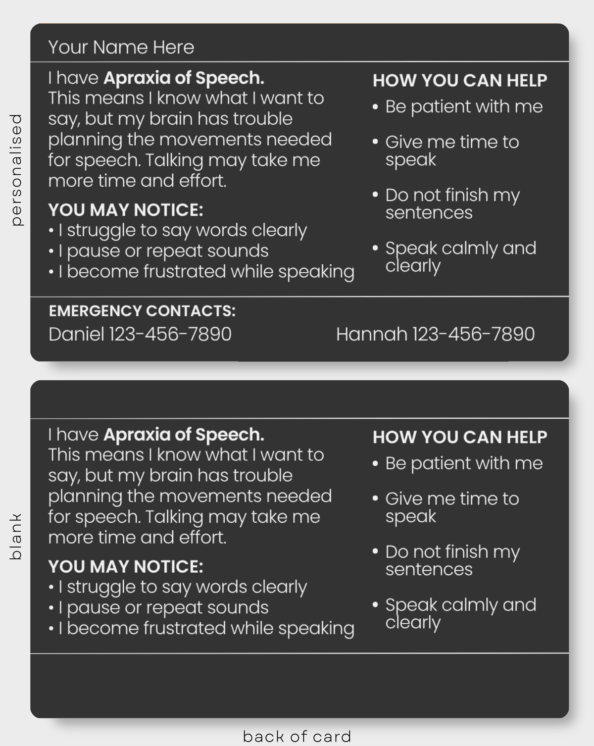 Apraxia of Speech