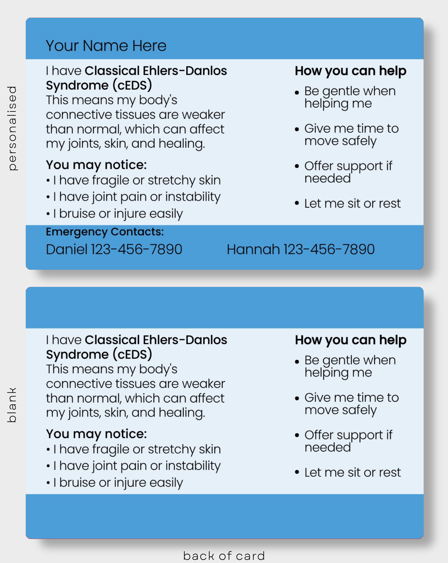 Classical Ehlers-Danlos Syndrome (cEDs)