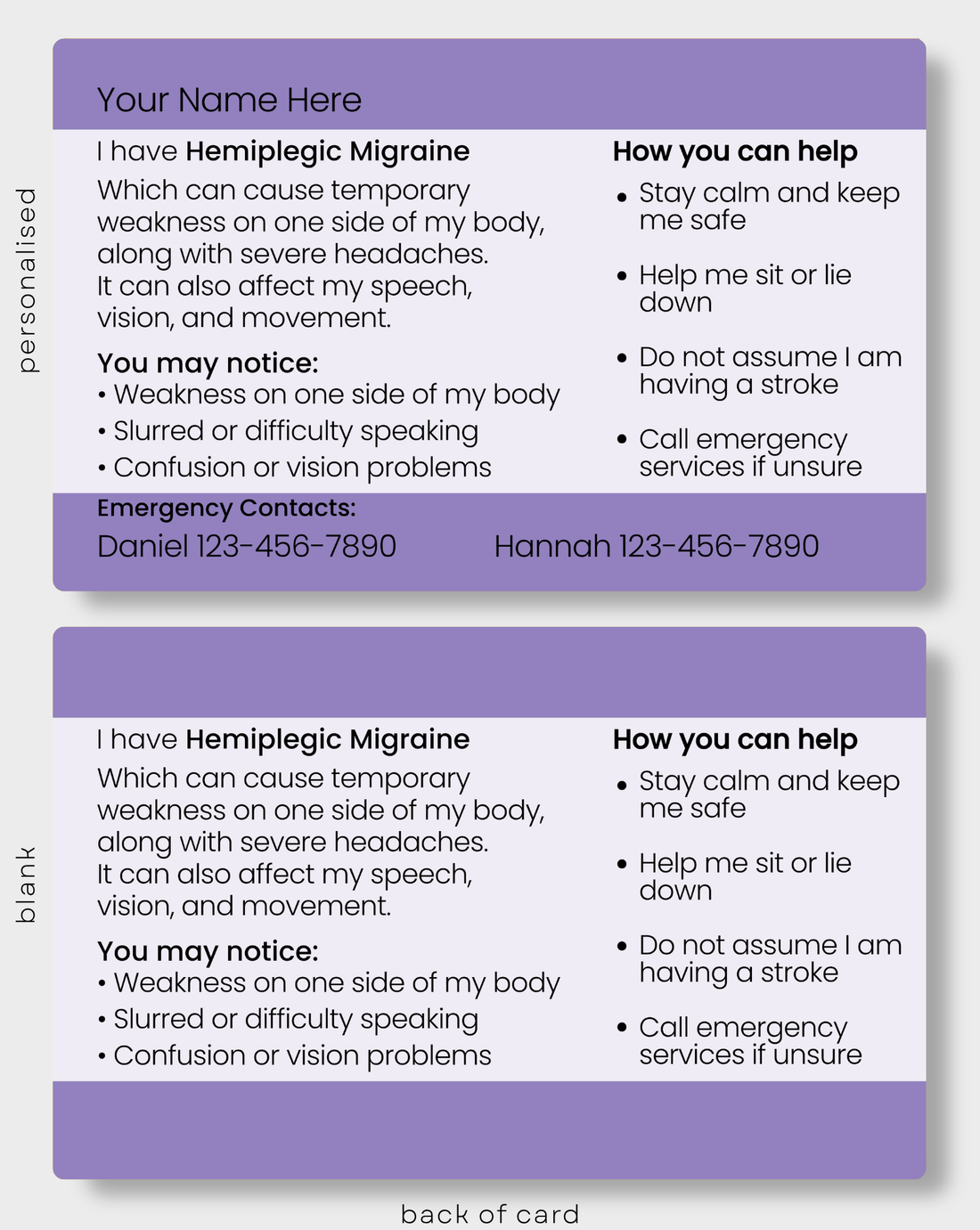 Hemiplegic Migraines