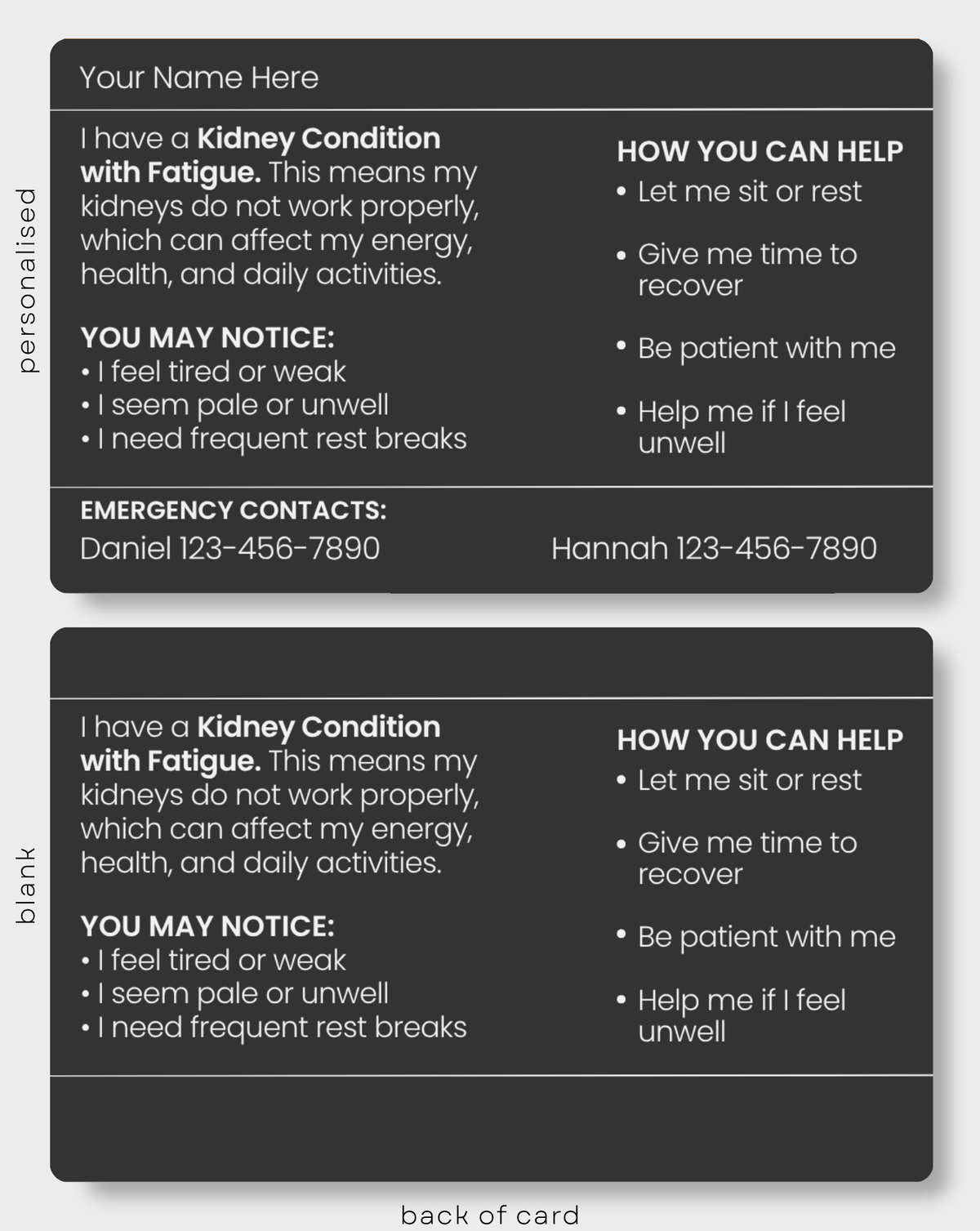Kidney Condition with Fatigue