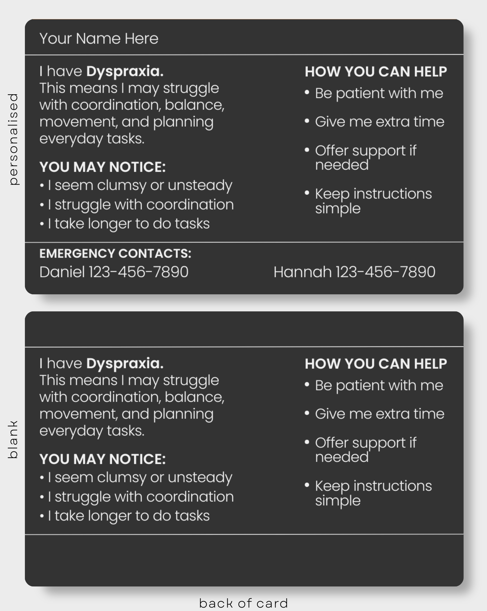 Dyspraxia