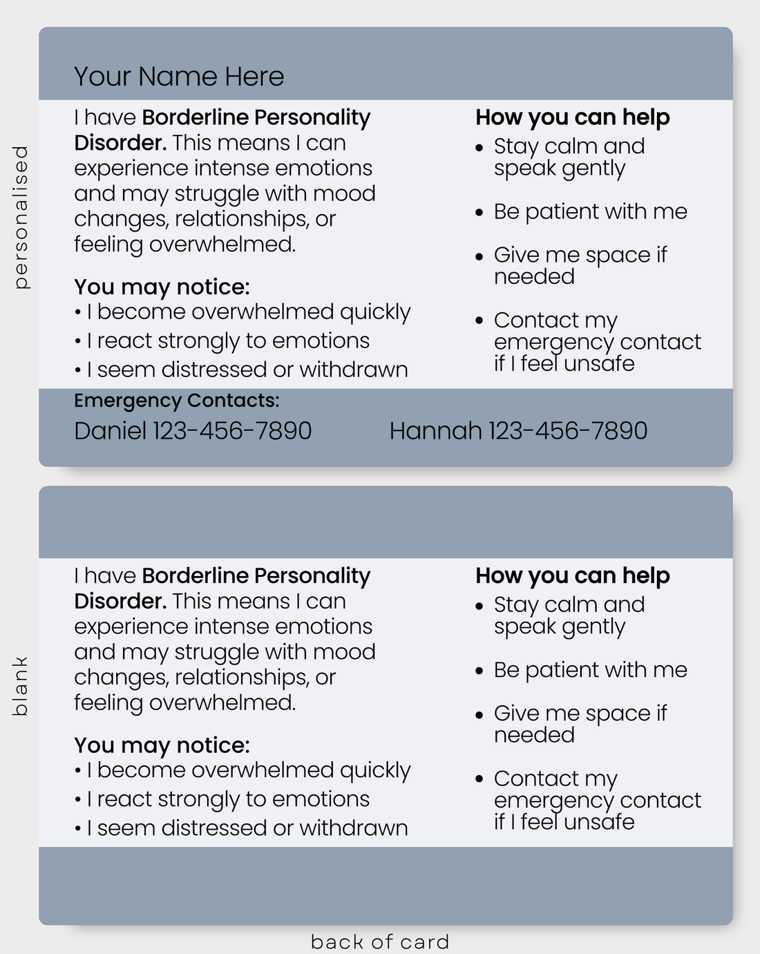 Borderline Personality Disorder (BPD)