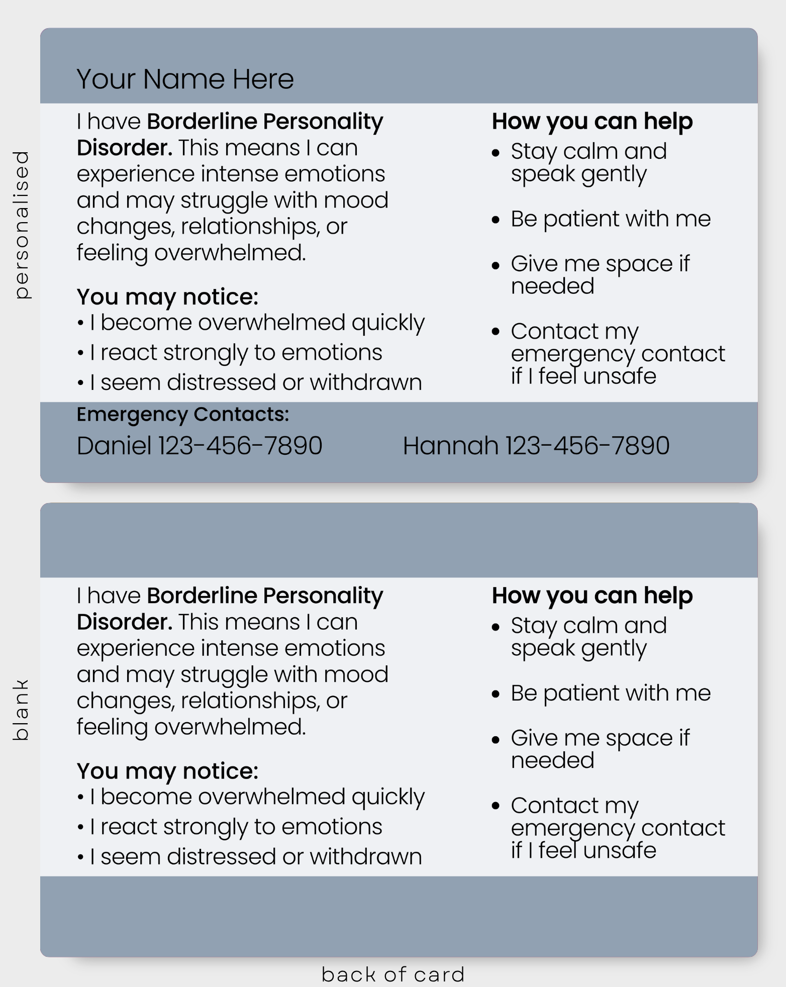 Borderline Personality Disorder (BPD)