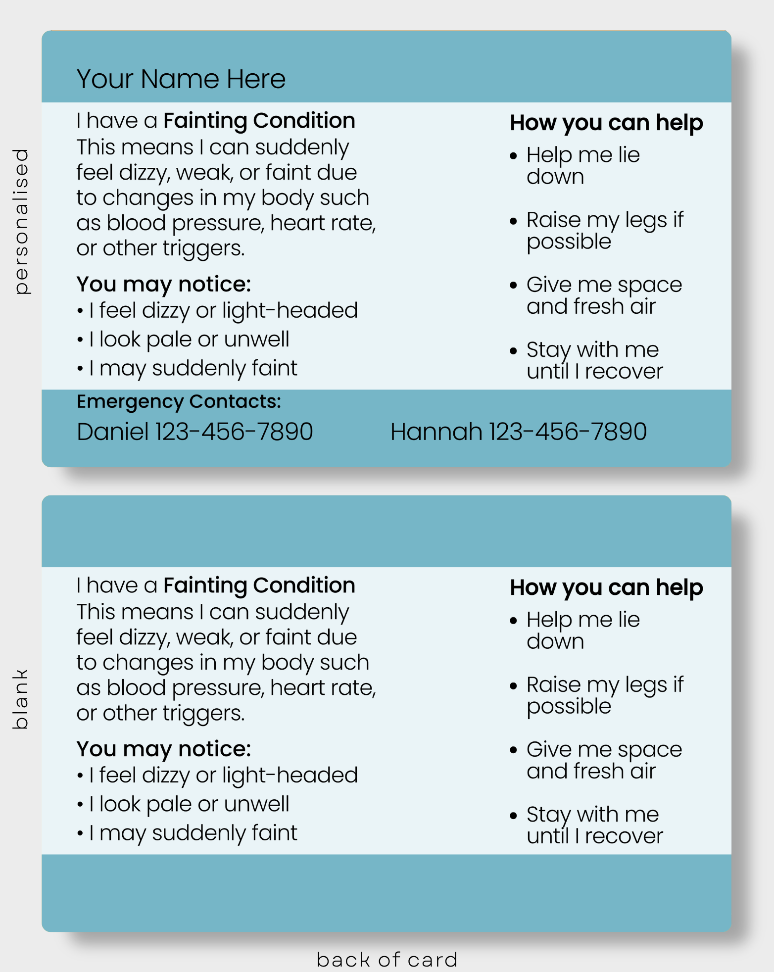Fainting Condition