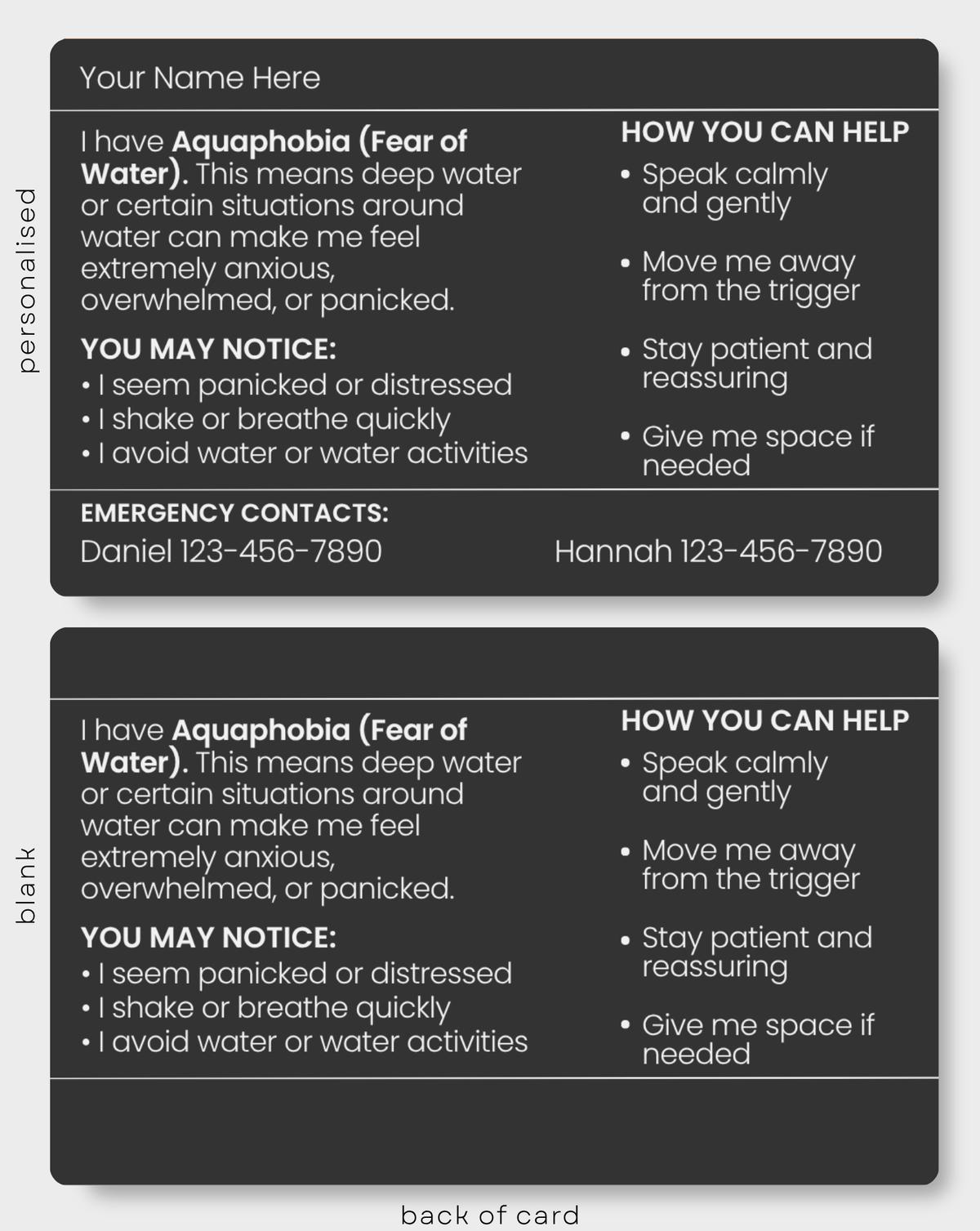 Aquaphobia (Fear of Water)