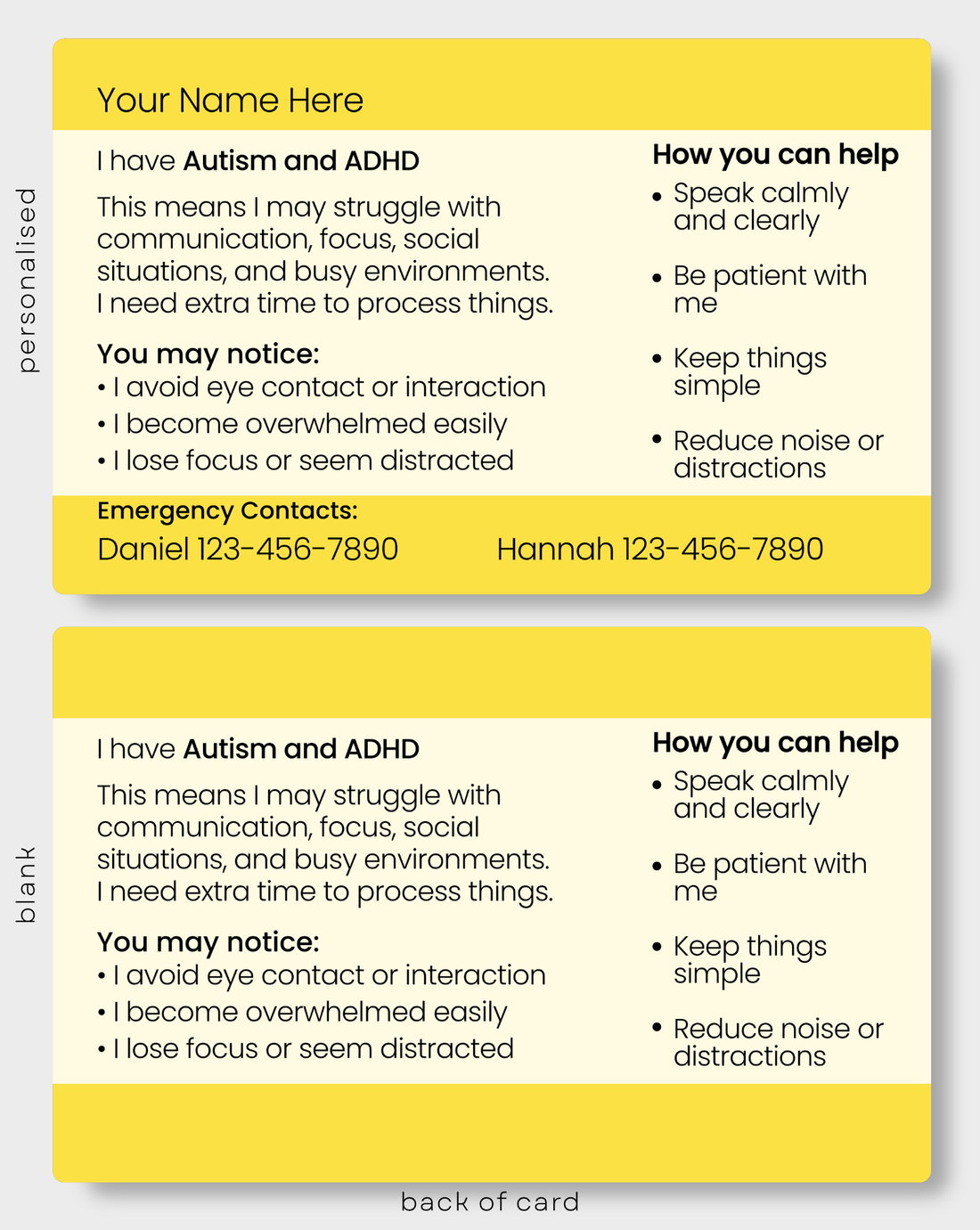 Autism and ADHD