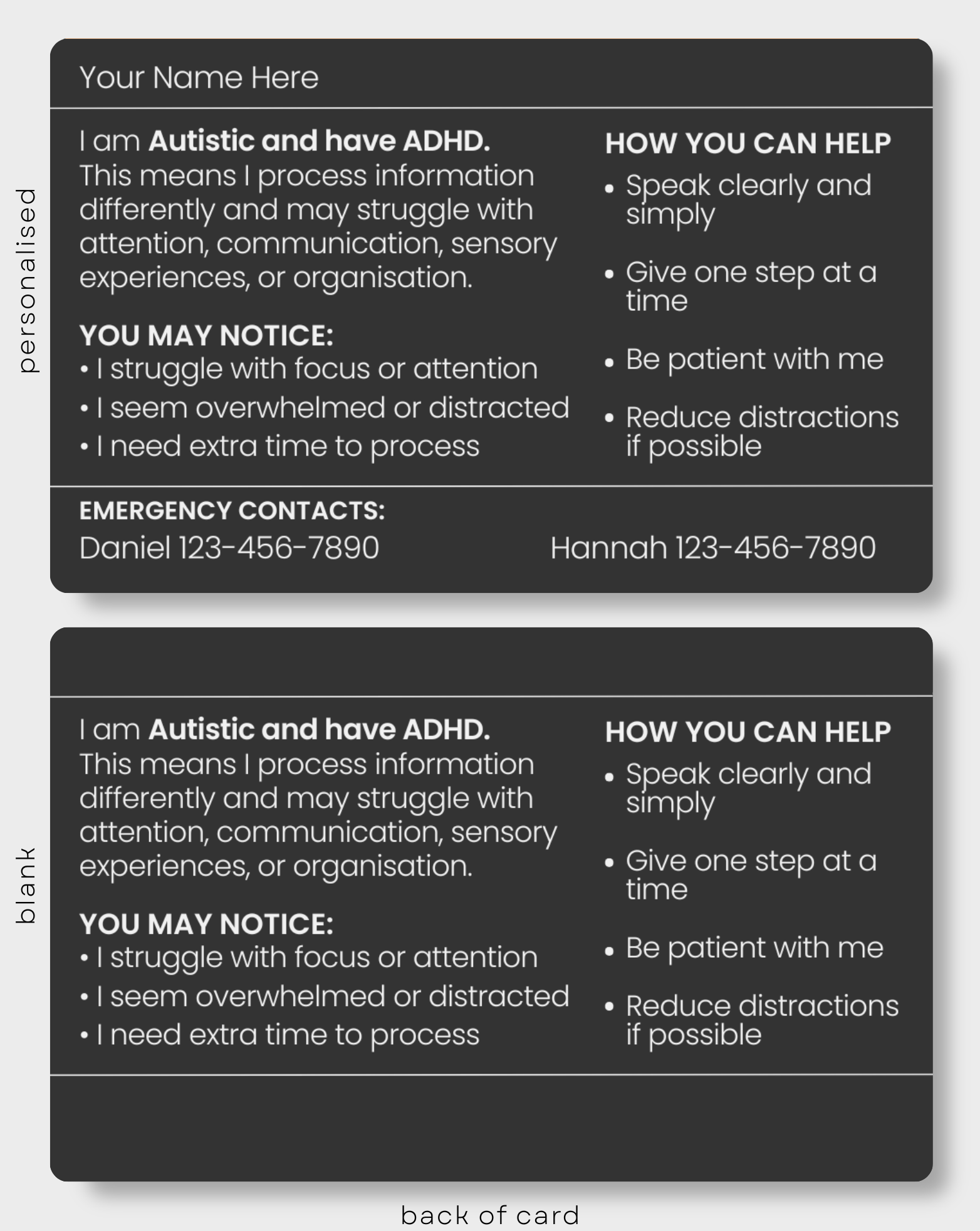 Autistic and ADHD