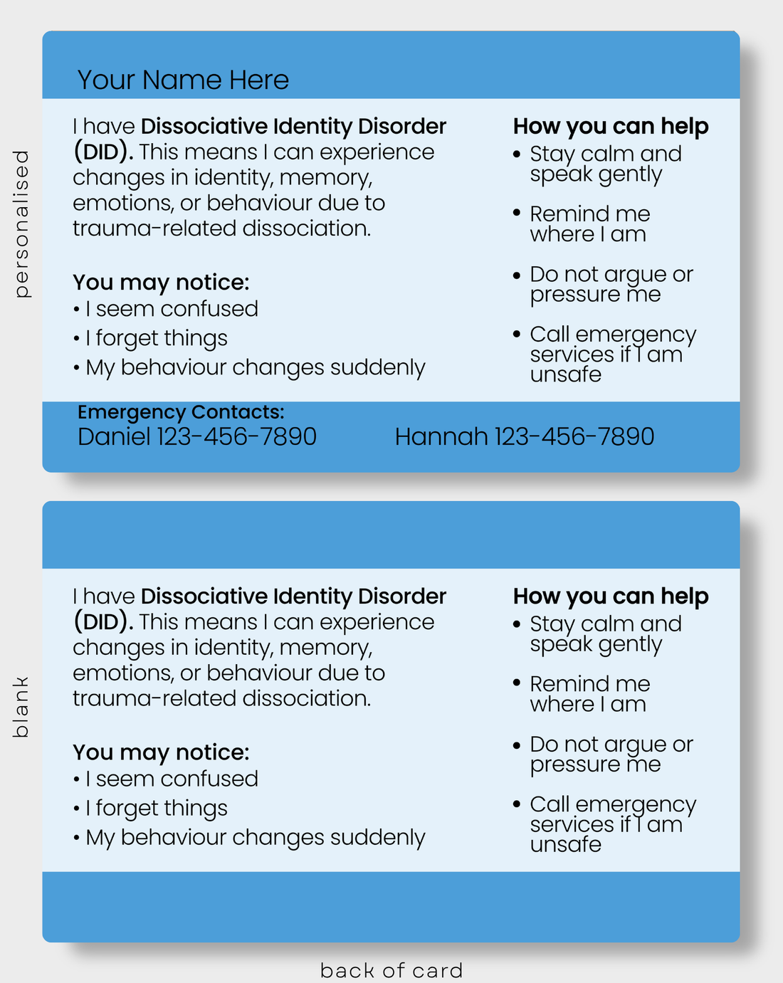 Dissociative Identity Disorder