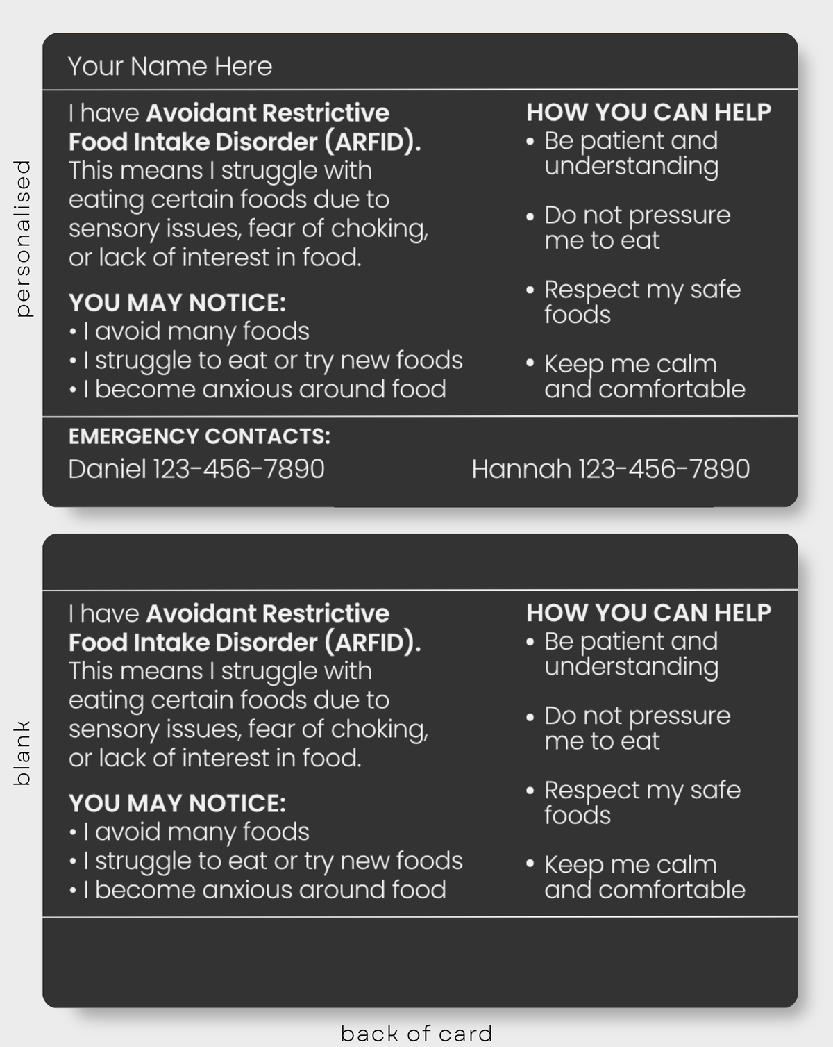 Avoidant Restrictive Food Intake Disorder (ARFID)