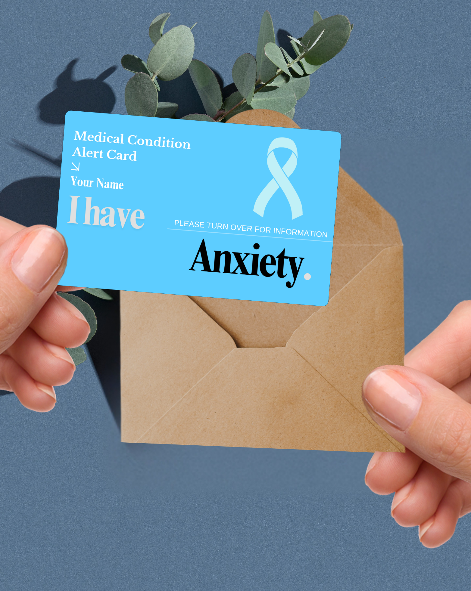 Anxiety Medical Alert Card