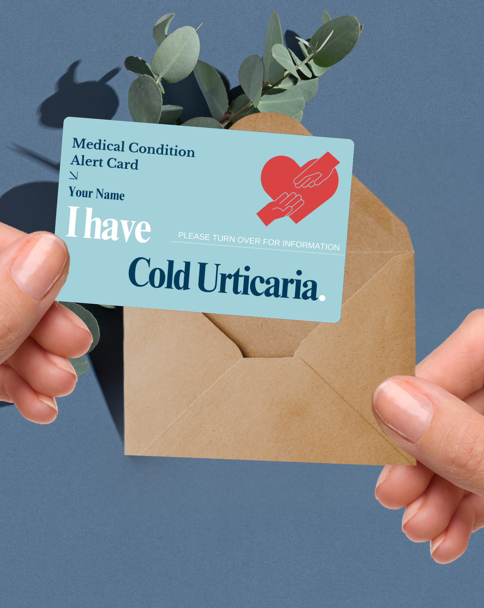 Cold Urticaria Alert Card
