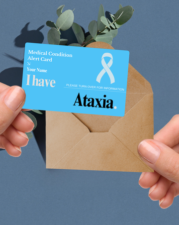 Ataxia Medical Alert Card