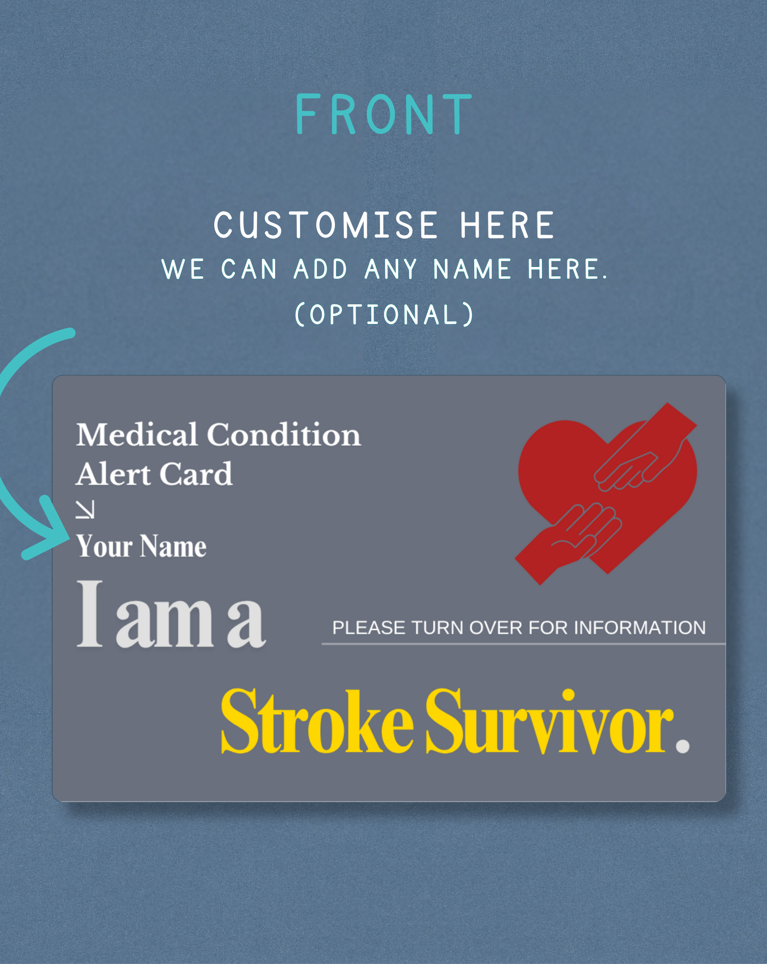 Stroke Survivor Medical Alert Card