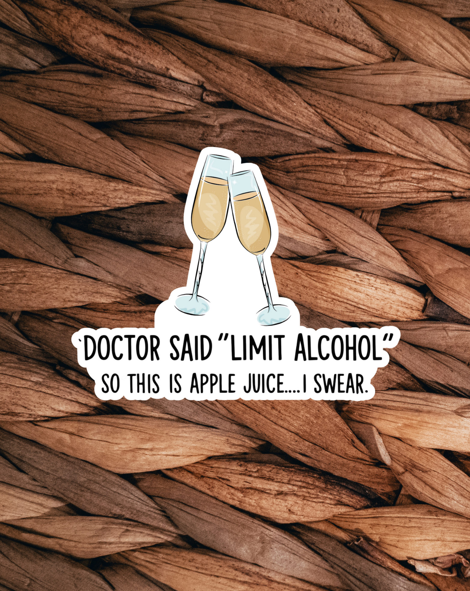 Limit Alcohol Sticker