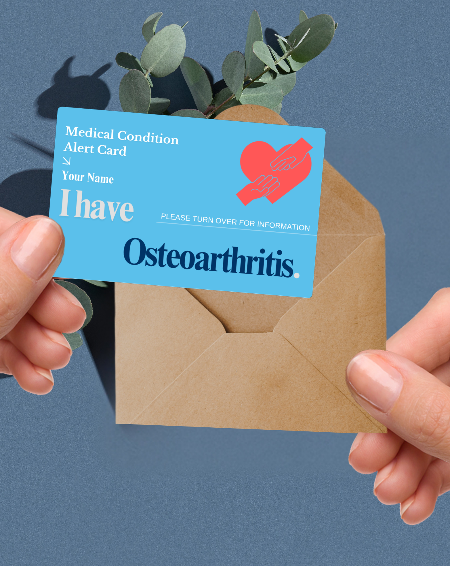 Osteoarthritis Medical Alert Card