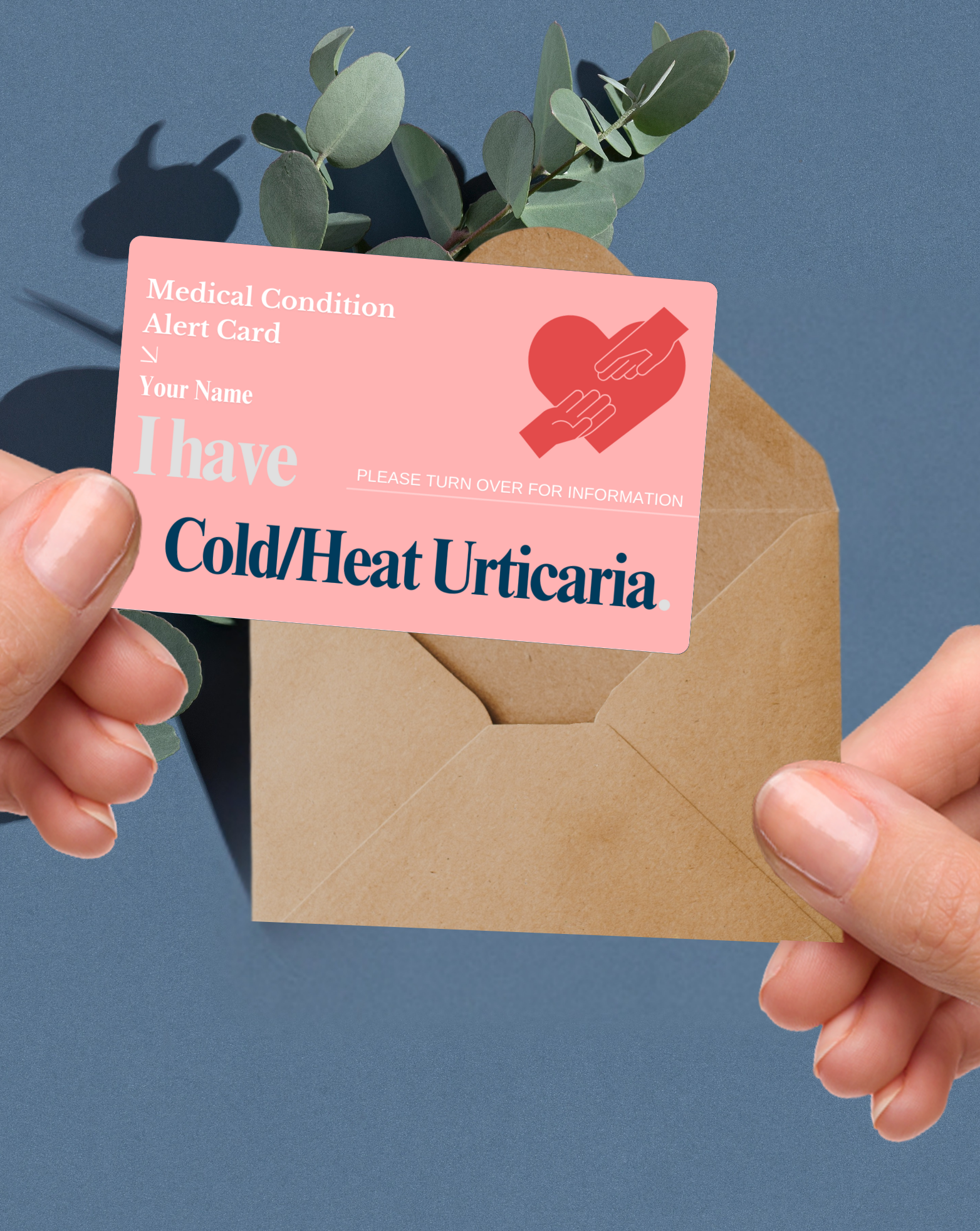 Cold/Heat Urticaria Alert Card