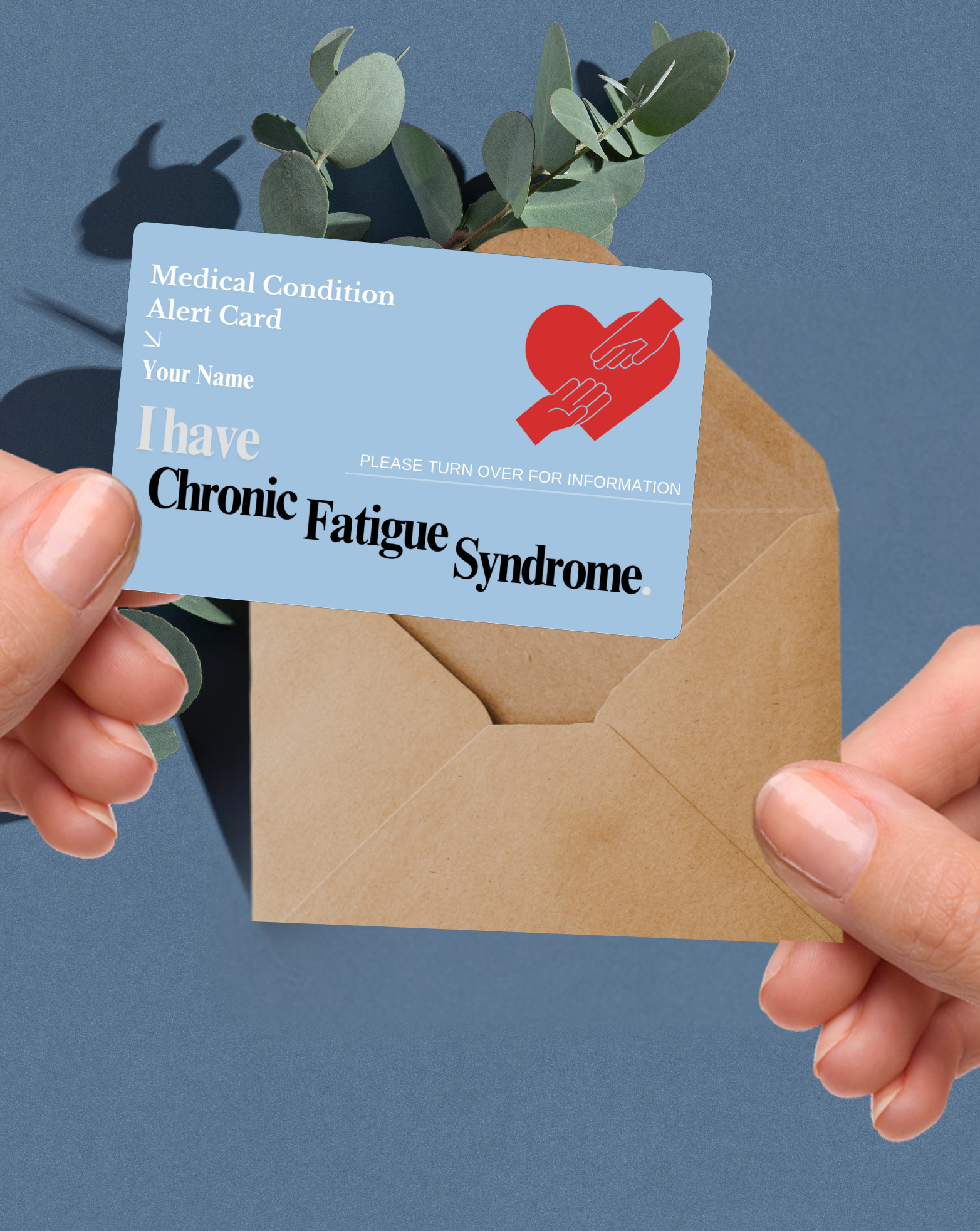 Chronic Fatigue Syndrome Medical Alert Card