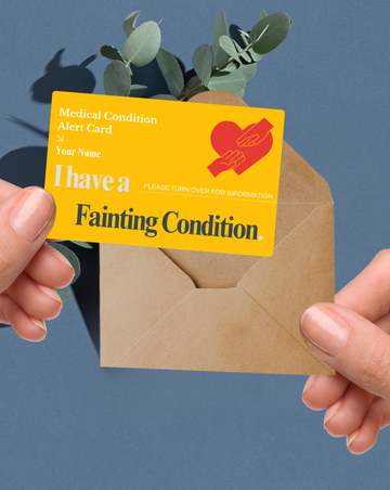 Fainting Condition Medical Alert Card