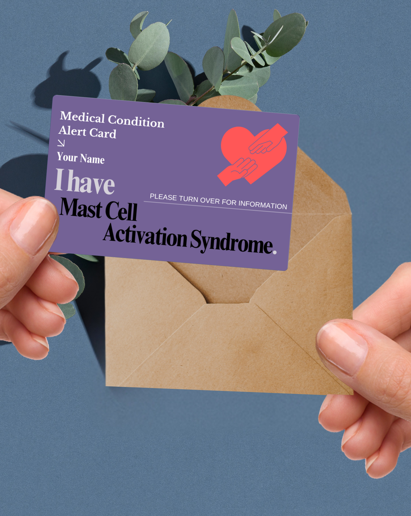 Mast Cell Activation Syndrome Medical Alert Card