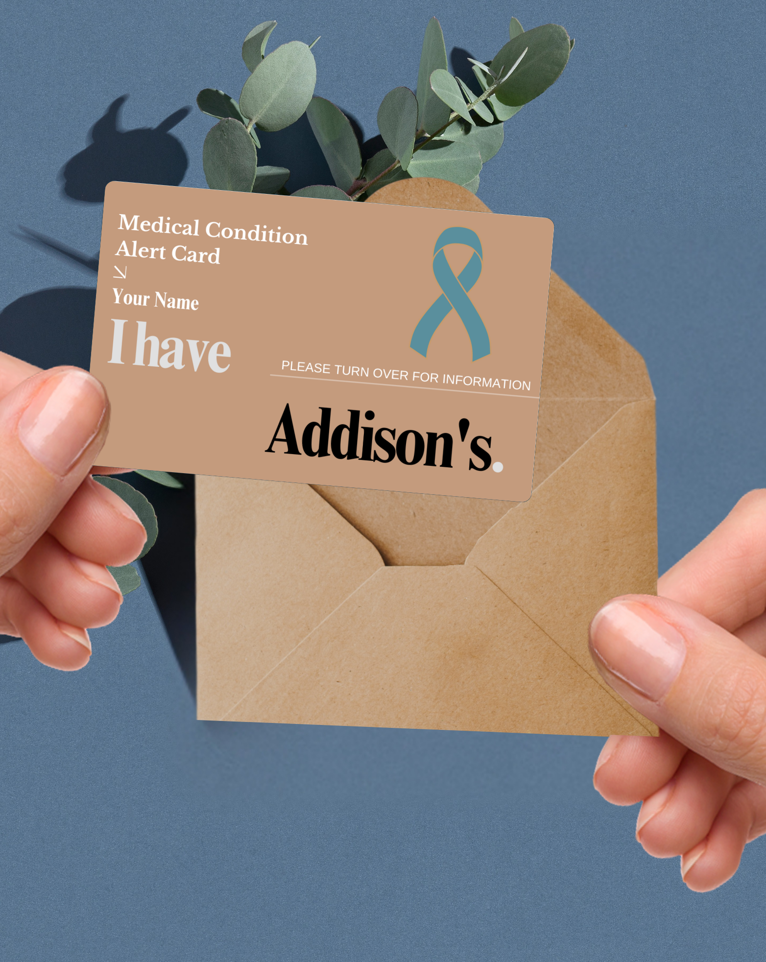Addison’s Medical Alert Card