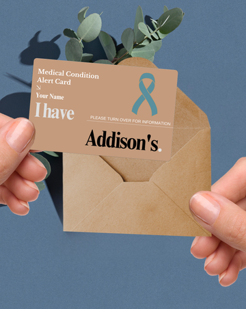 Addison’s Medical Alert Card