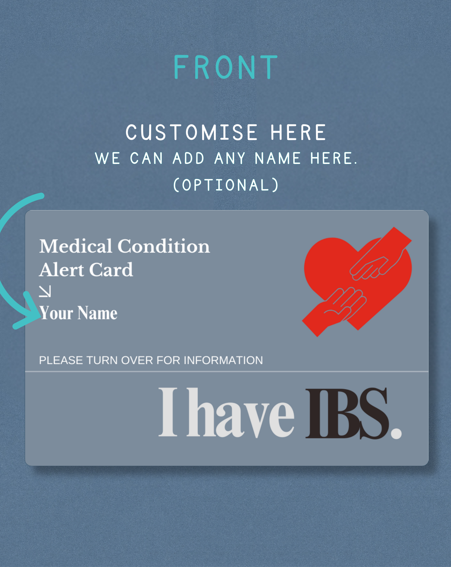 IBS Medical Alert Card