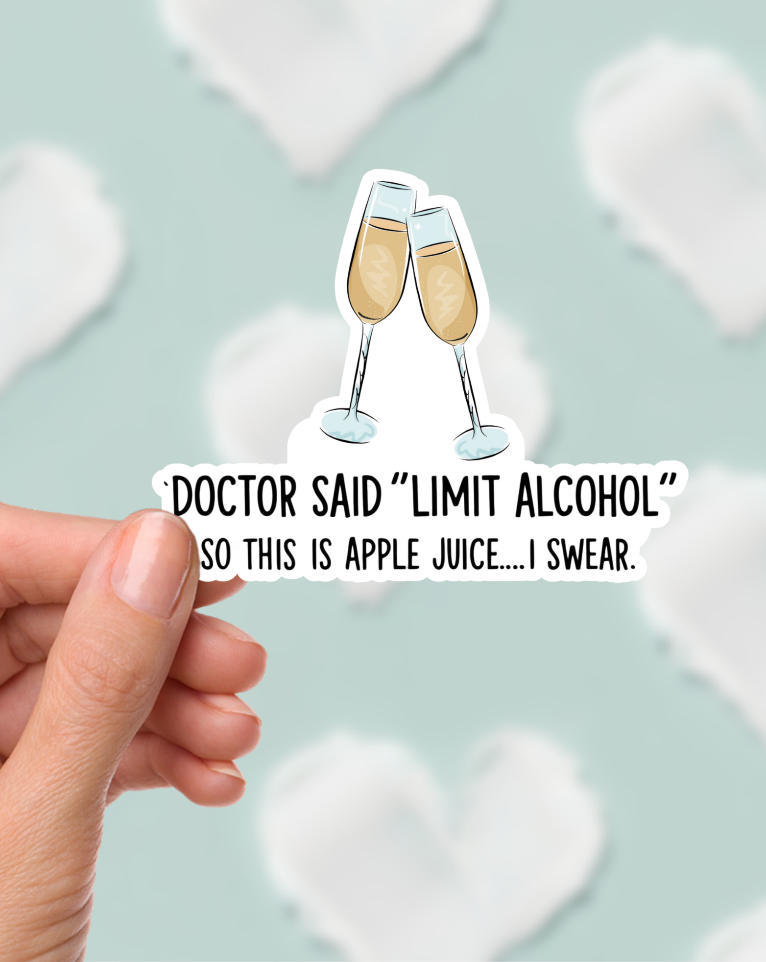 Limit Alcohol Sticker