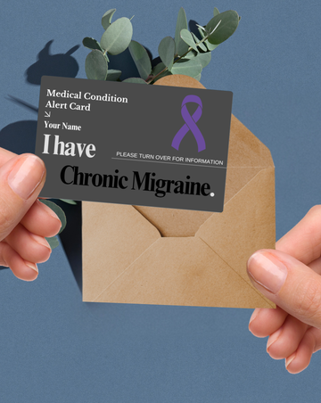 Chronic Migraine Medical Alert Card