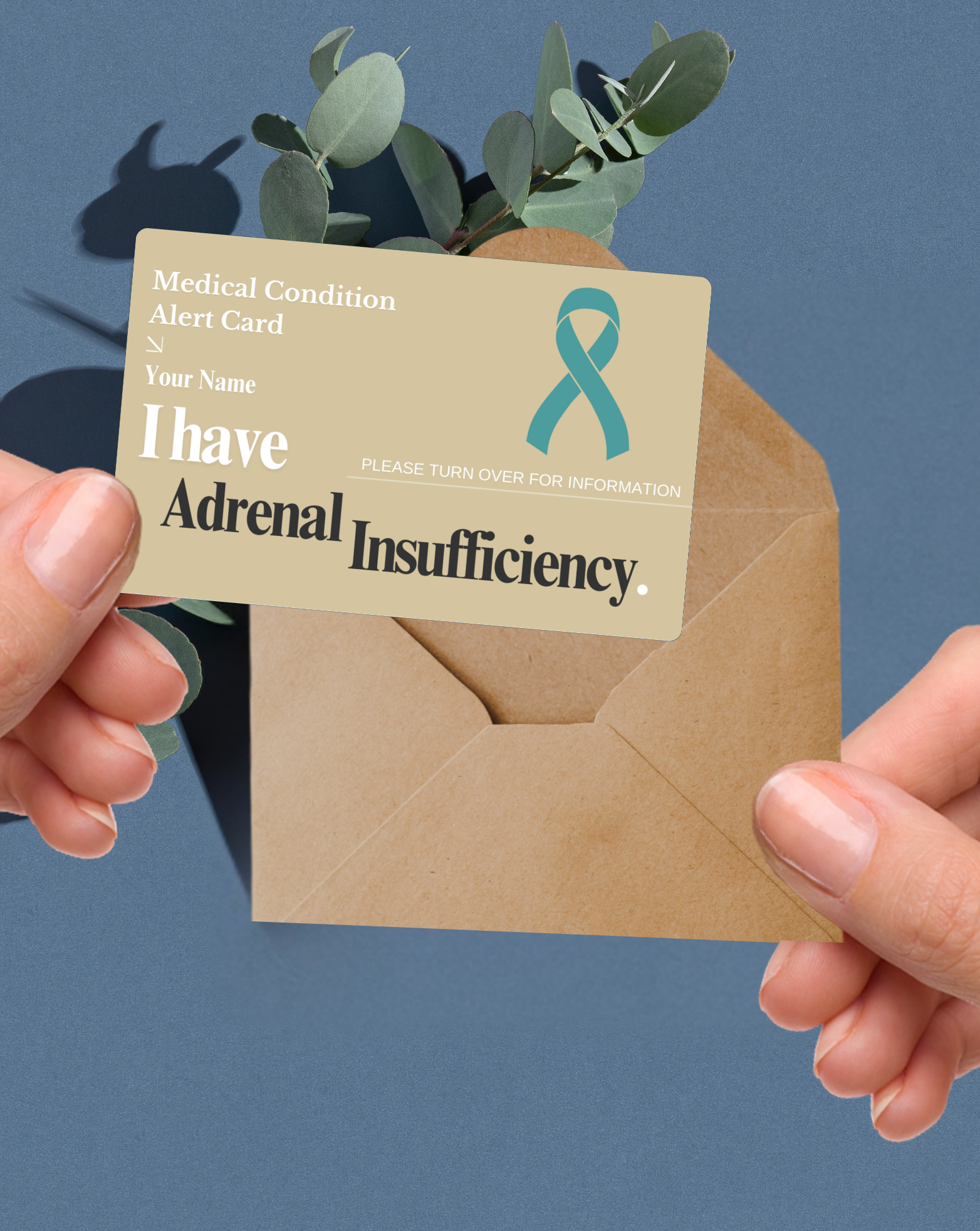 Adrenal Insufficiency Medical Alert Card