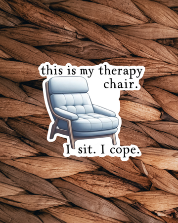 My Therapy Chair Sticker