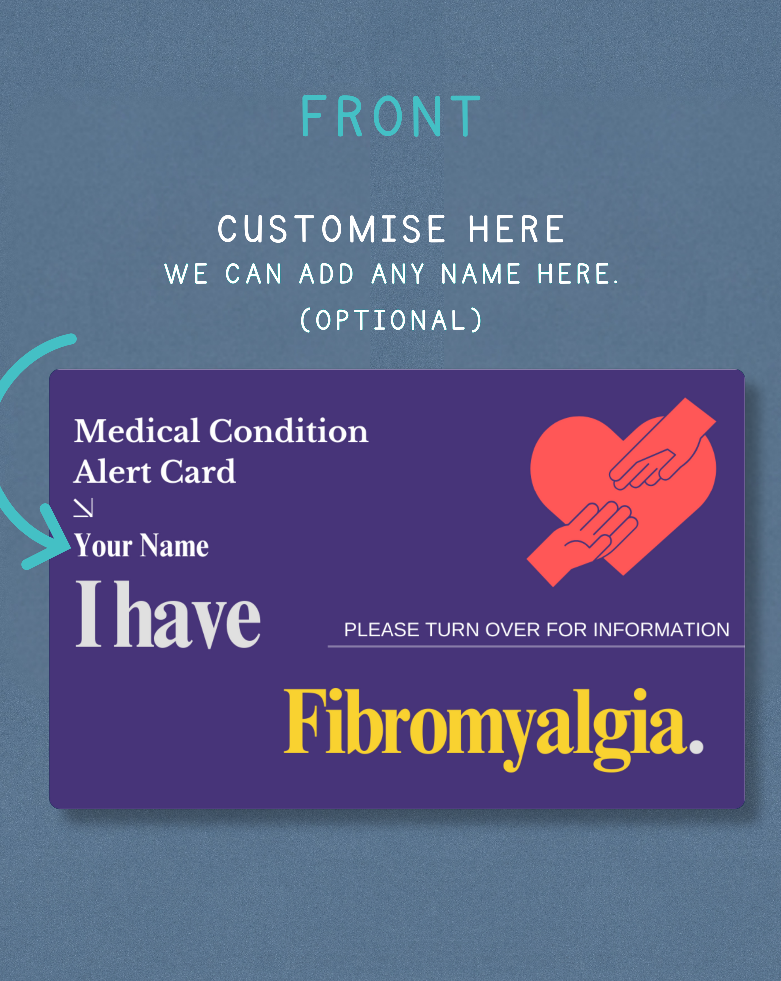 Fibromyalgia Medical Alert Card
