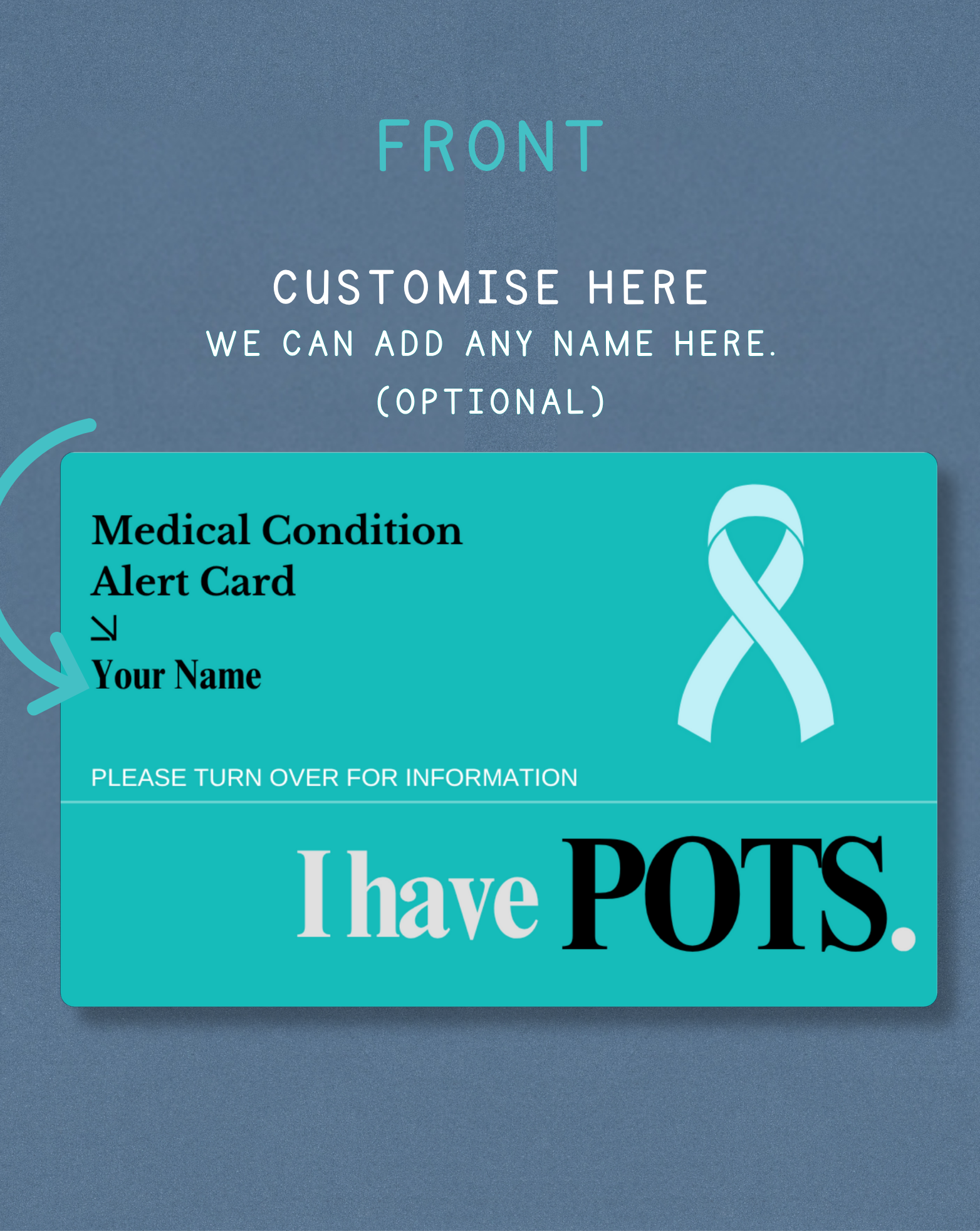 POTS Medical Alert Card