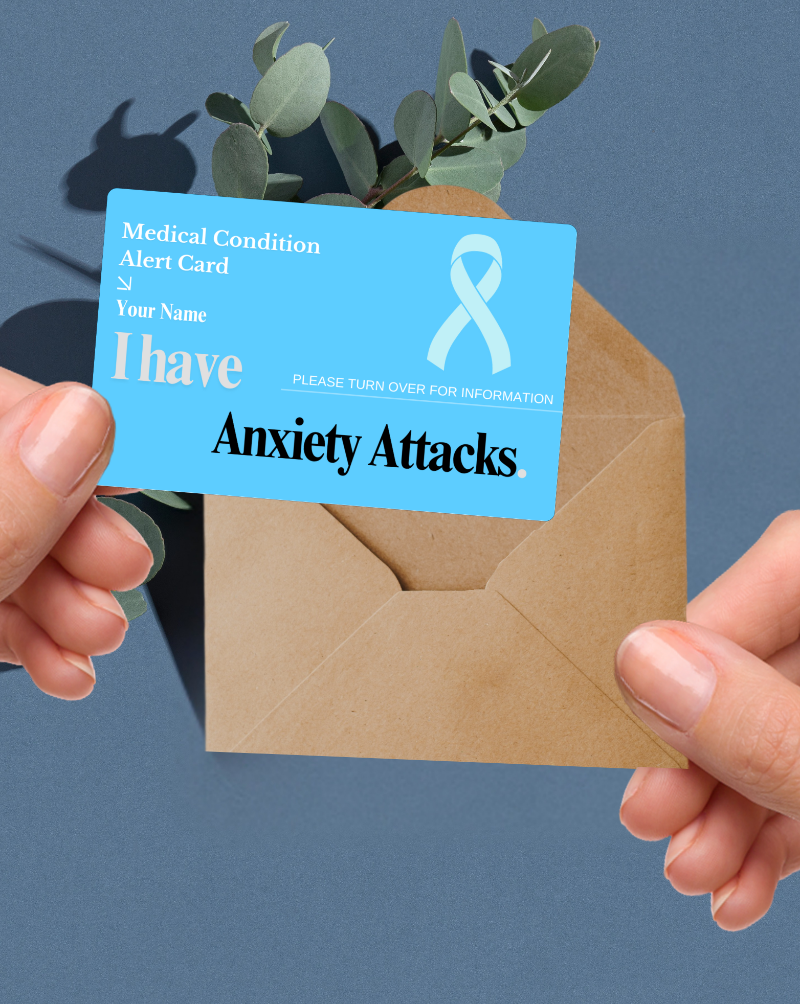 Anxiety Attacks Medical Alert Card