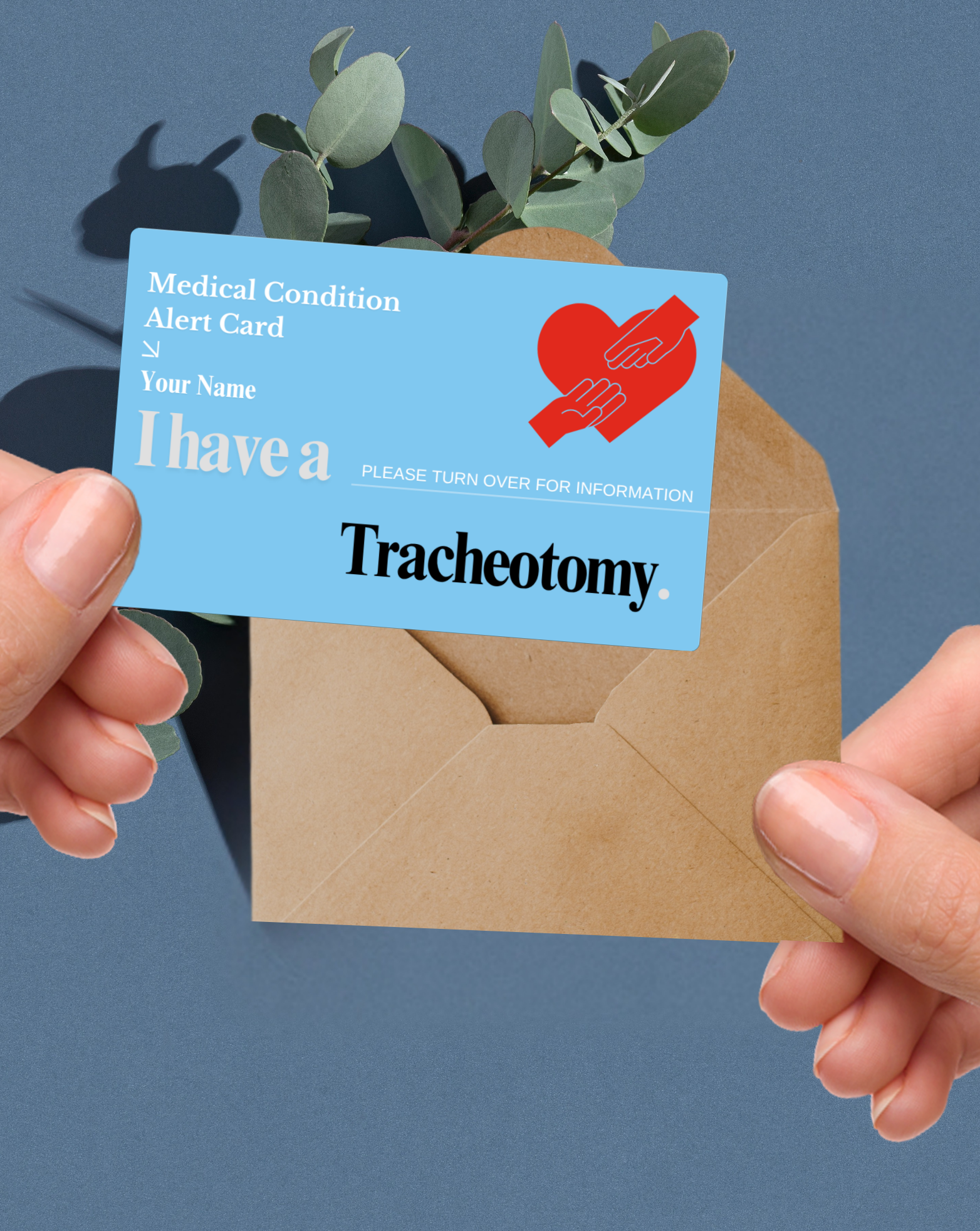 Tracheostomy Medical Alert Card