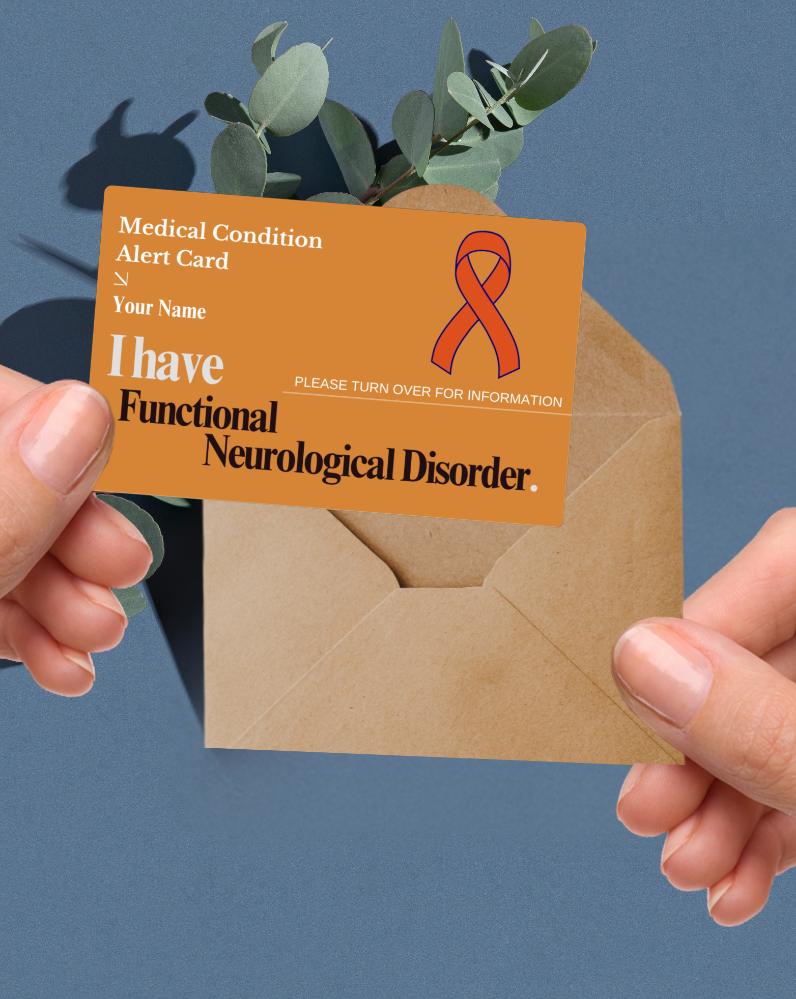 Functional Neurological Disorder Medical Alert Card