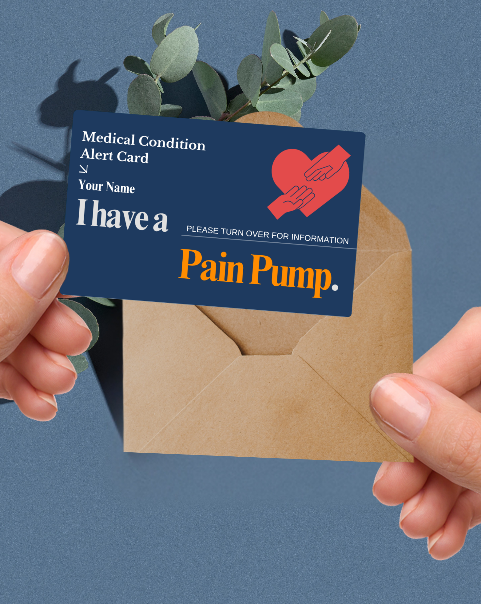 Pain Pump Medical Alert Card