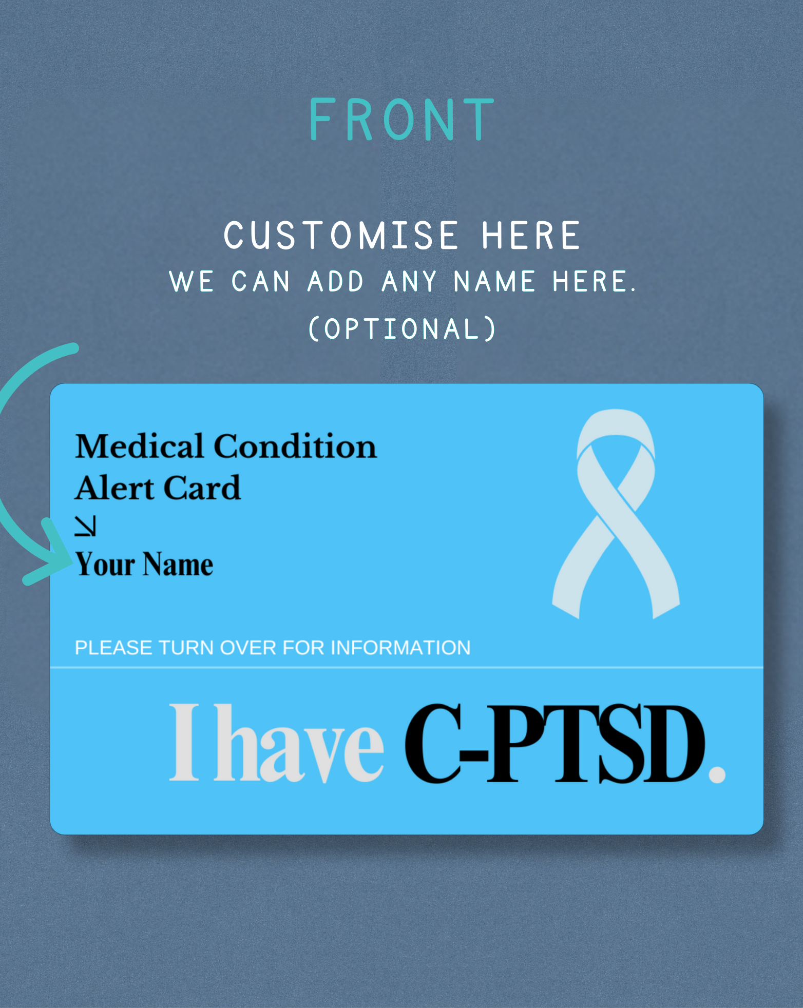 C-PTSD Medical Alert Card