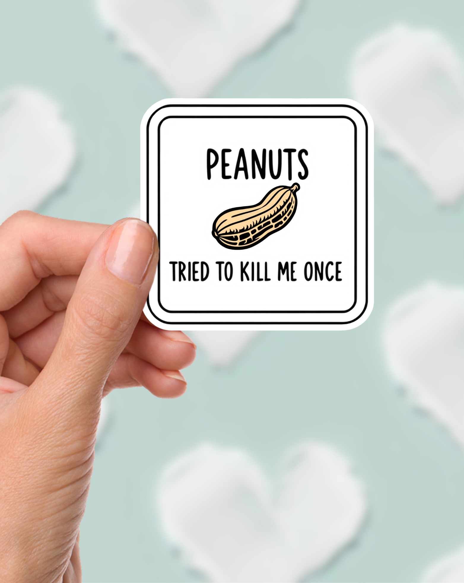 Peanuts Kill Me Sticker