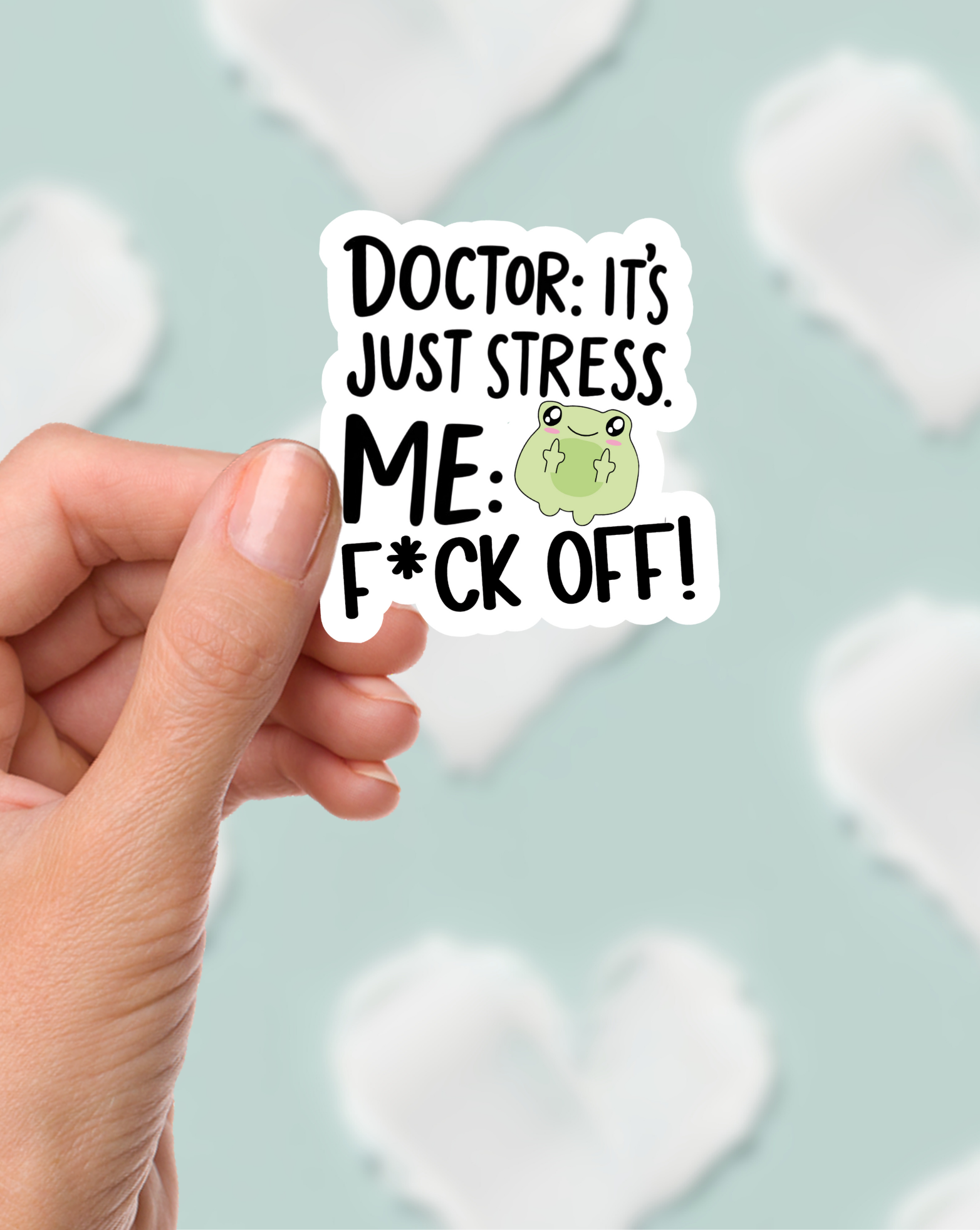 Doctor is Stress Sticker