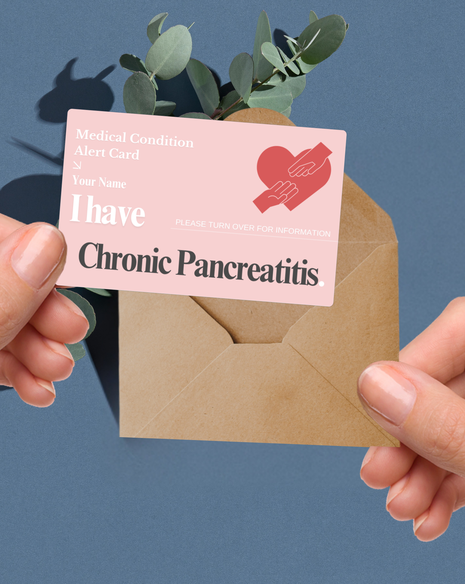 Chronic Pancreatitis Medical Alert Card