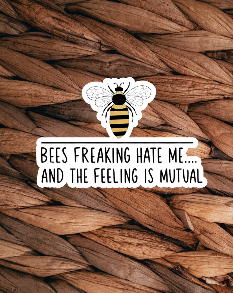 Bees Hate Me Sticker