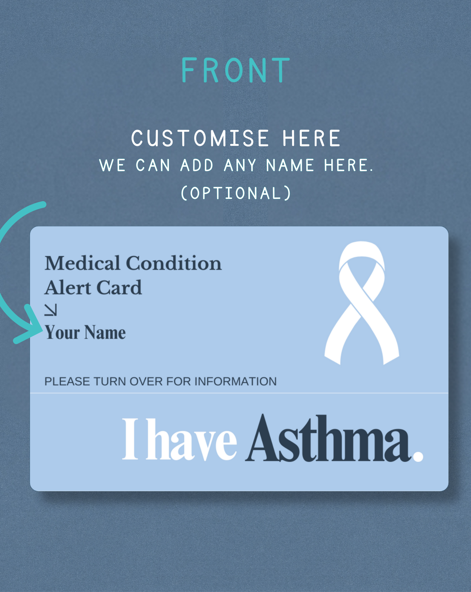 Asthma Medical Alert Card