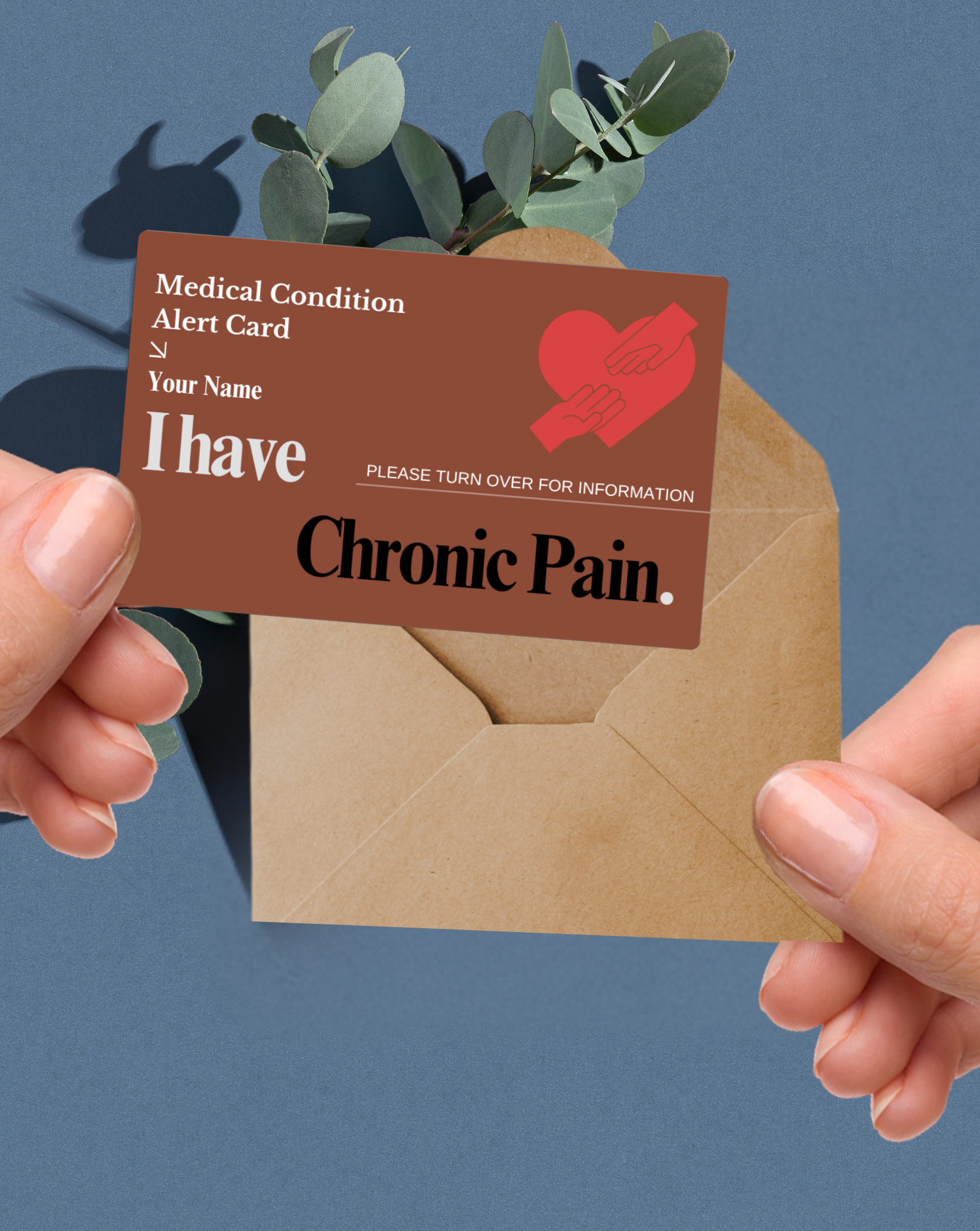 Chronic Pain Medical Alert Card