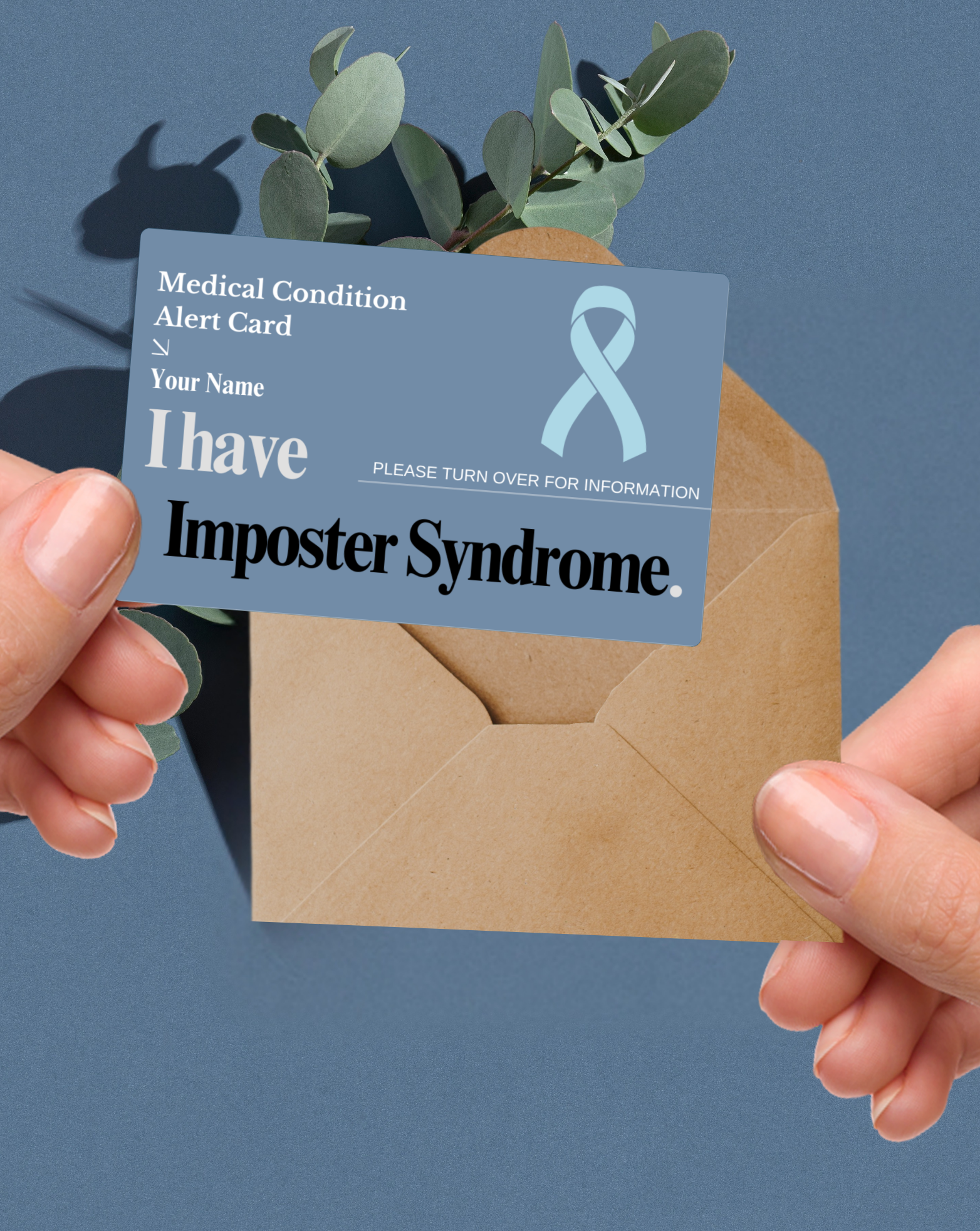Imposter Syndrome Medical Alert Card