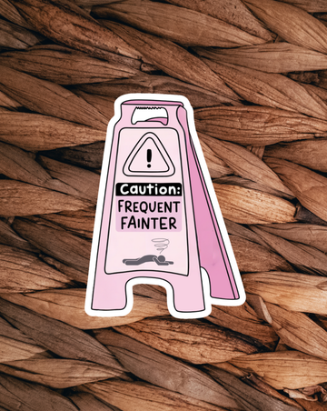 Frequent Fainter Sticker