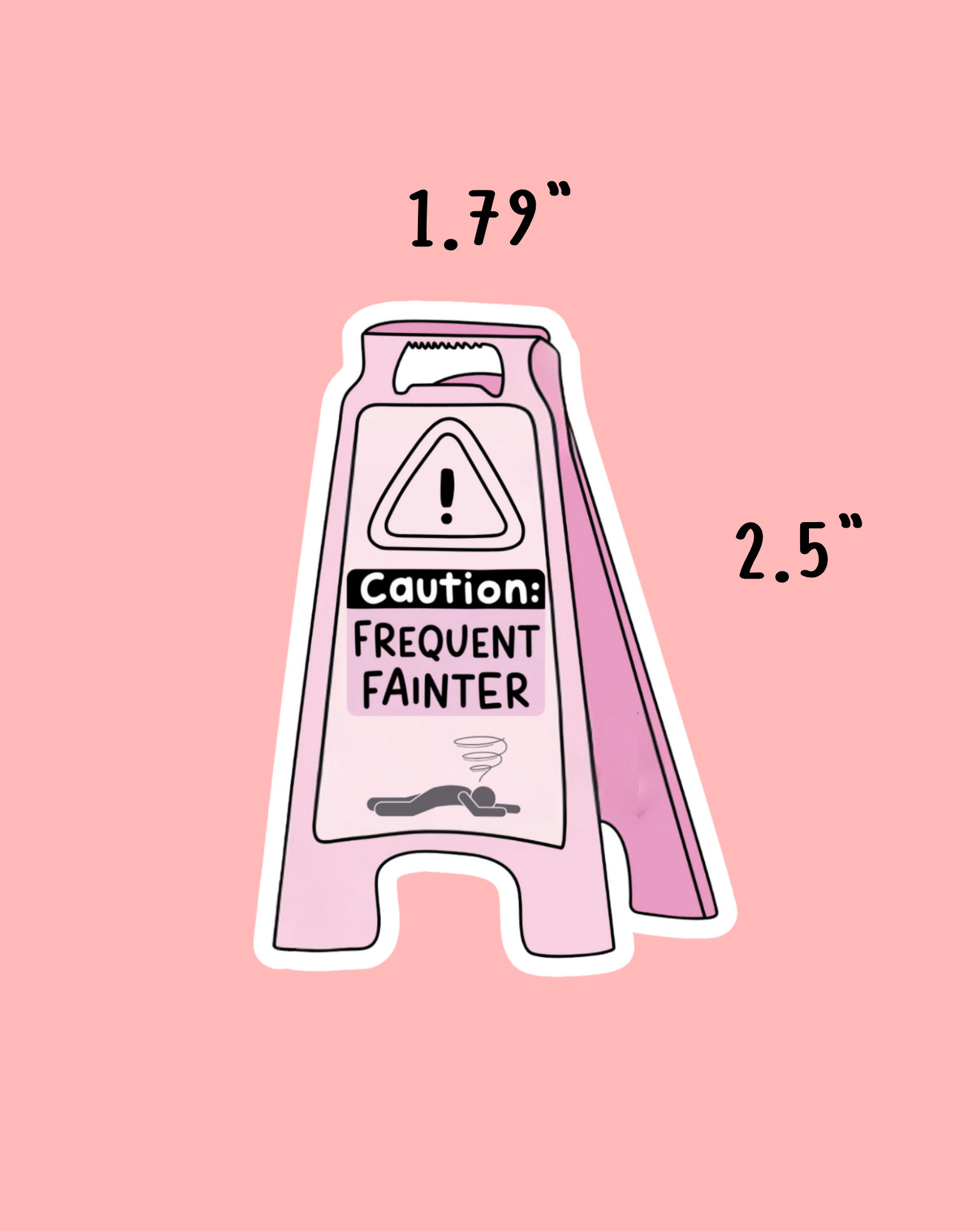 Frequent Fainter Sticker