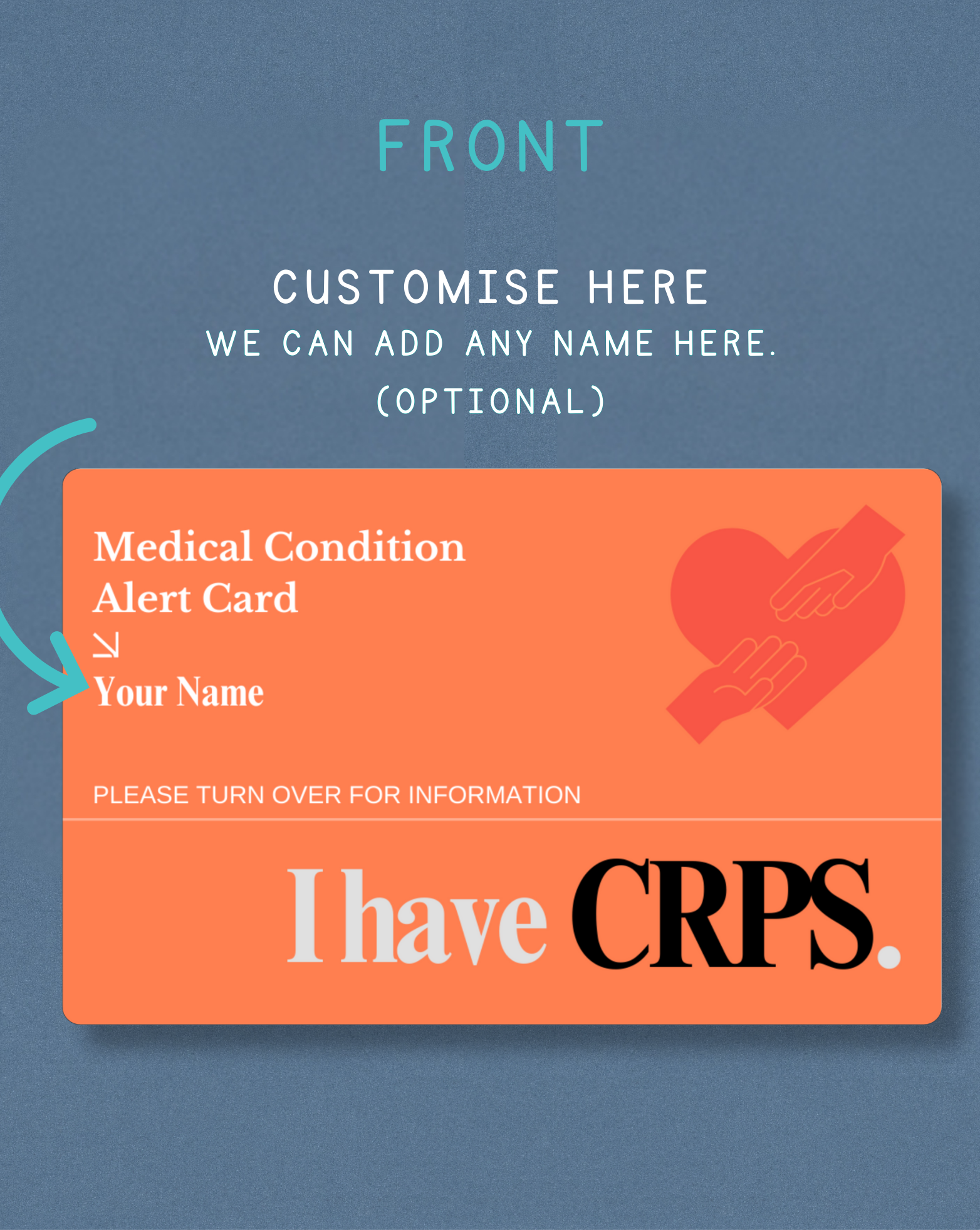 CRPS Medical Alert Card