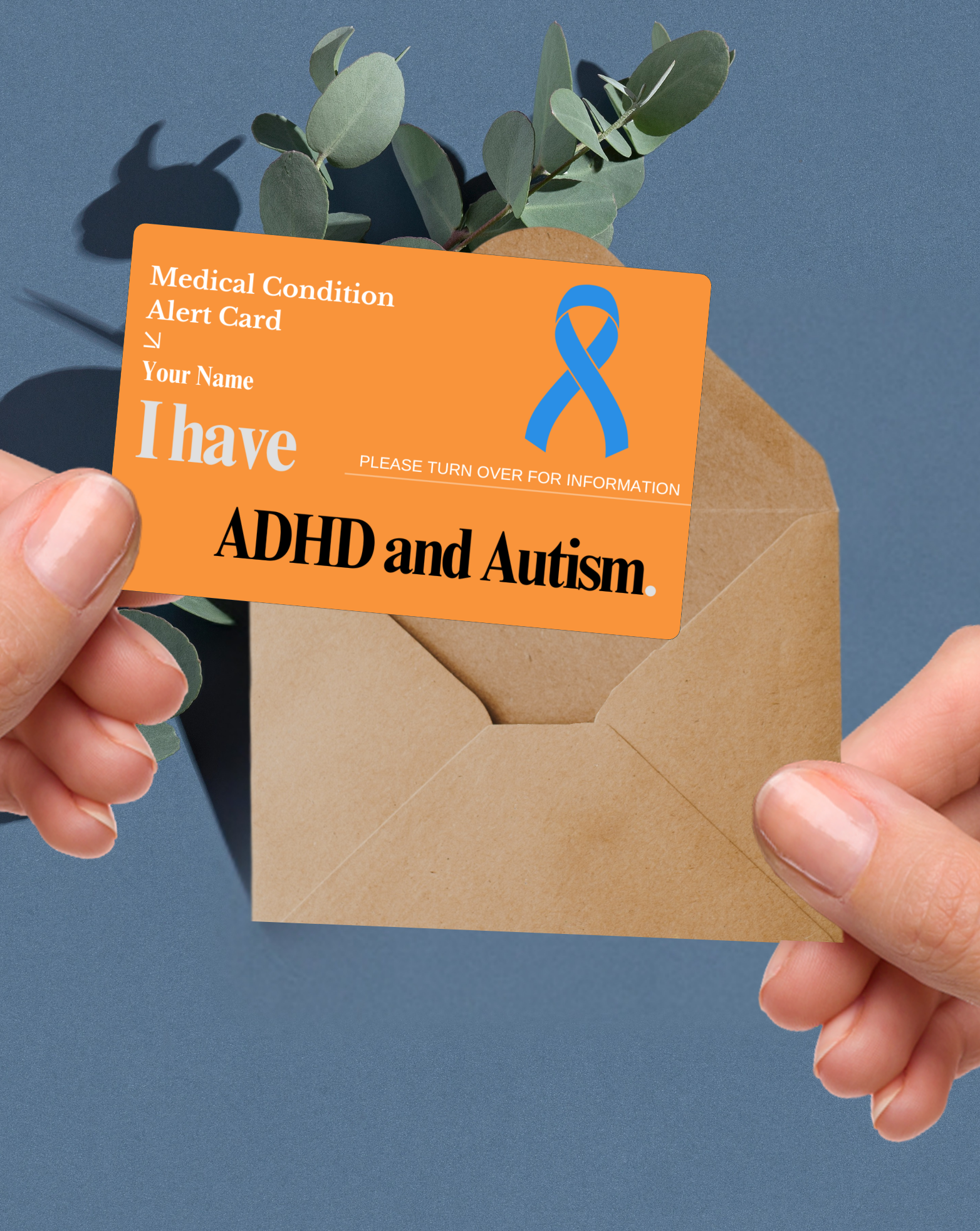 ADHD and Autism Medical Alert Card