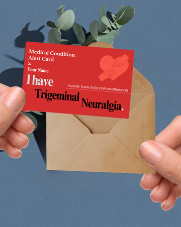Trigeminal Neuralgia Medical Alert Card